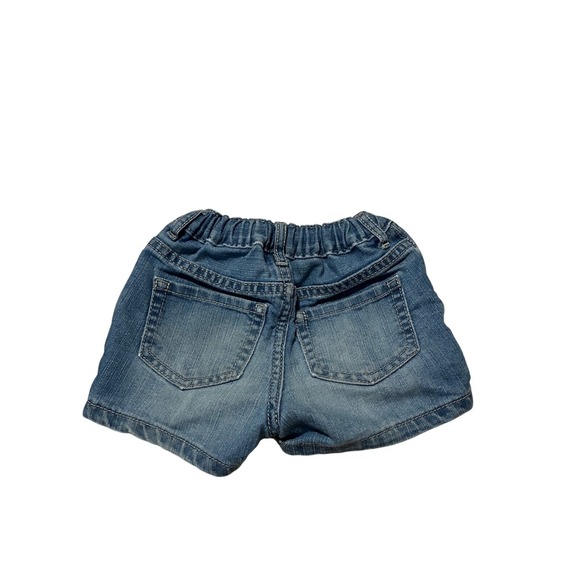 The Children's Place Denim Shorts 3T Toddler Blue Elastic Waist Casual - Picture 3 of 4